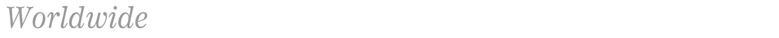 Worldwide font preview